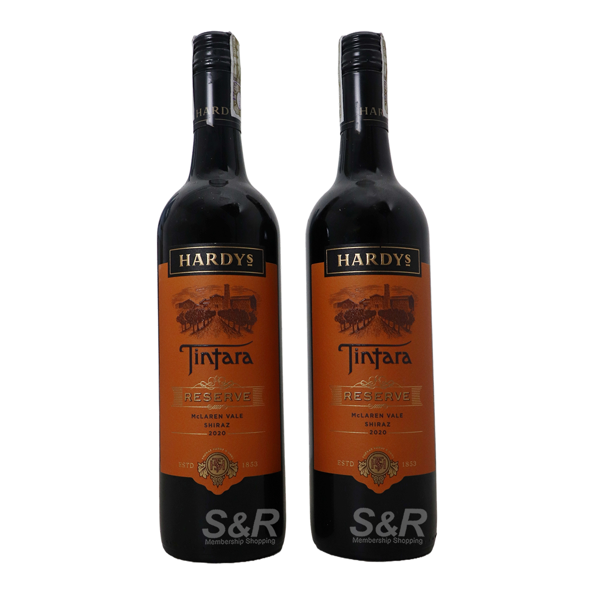 Hardy's Tintara Shiraz 2pcs x 750mL Hardy's Tintara Shiraz 2pcs x 750mL